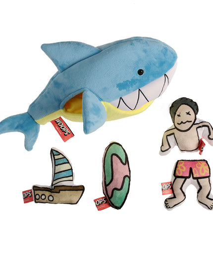 Q-monster Hide and Seek Series Plush Squeaky Dog Toys