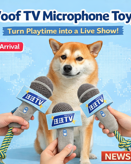 PurLab TV Microphone Dog Toy