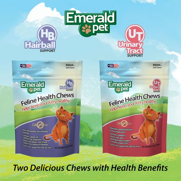 Emerald Pet Feline Health Urinary Tract Support Grain-Free Cat Treats