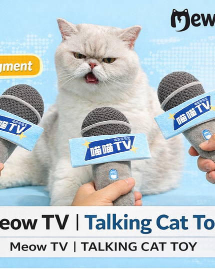 PurLab TV Microphone Cat Toy