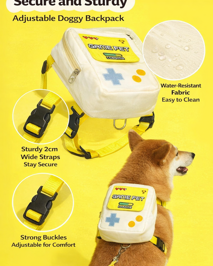 PurLab Game Console Pet Backpack