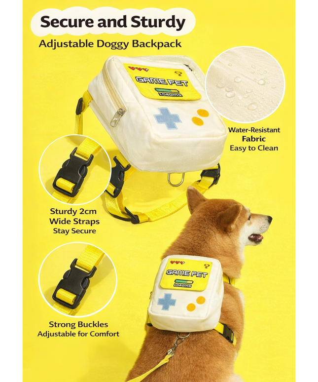 PurLab Game Console Pet Backpack