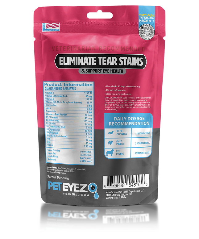 PetEyez Vitamin Dog Treats - 1oz