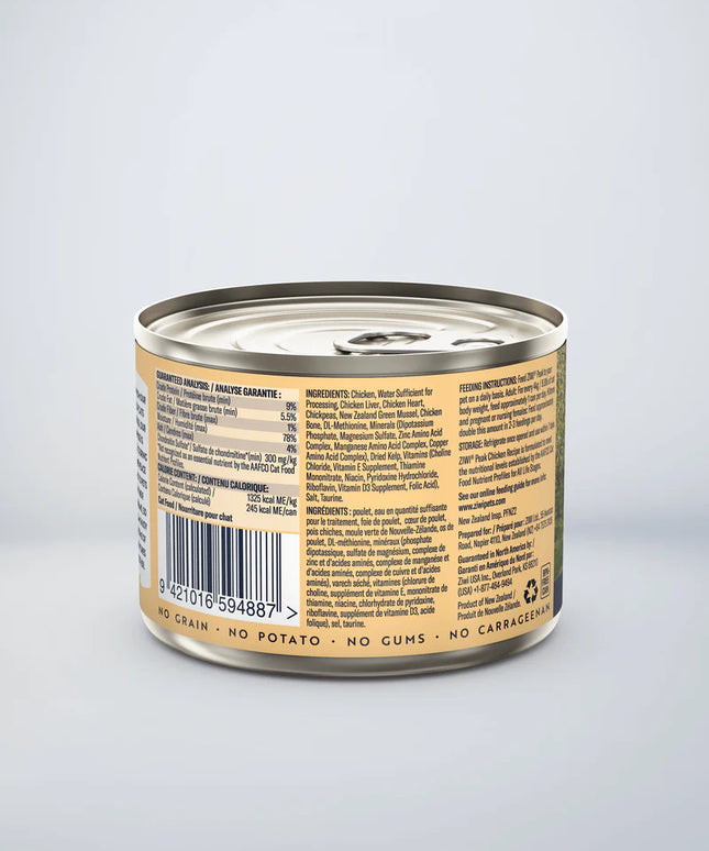 ZIWI® Peak Chicken Wet Canned Food for Cats - 2 Sizes