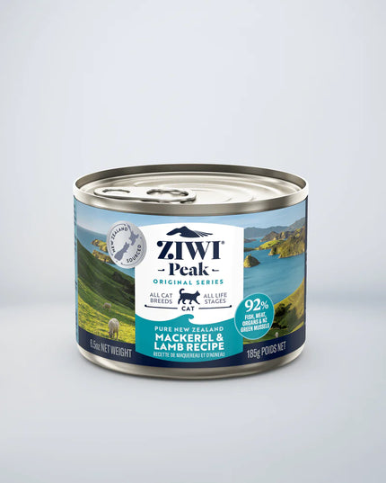 ZIWI® Peak Mackerel & Lamb Wet Canned Food for Cats - 2 Sizes