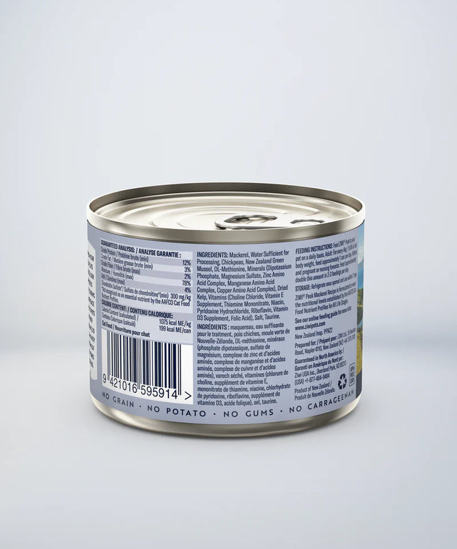 ZIWI® Peak Mackerel Wet Canned Food for Cats - 2 Sizes
