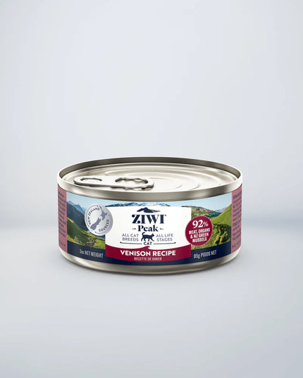ZIWI® Peak Venison Wet Canned Food for Cats - 2 Sizes
