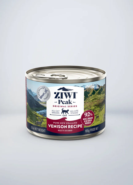 Ziwi Peak Venison Wet Canned Food for Cats 85g/ 185g, Buy 12 of same size, get 1 free!