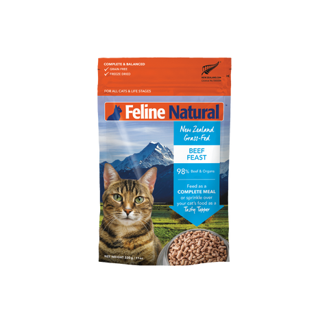 Feline Natural Beef Feast Freeze-Dried Cat Food 320g