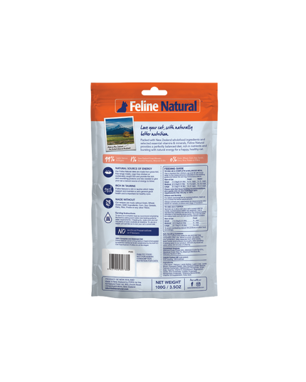 Feline Natural Lamb & King Salmon Feast Freeze-Dried Cat Food - 3 Sizes