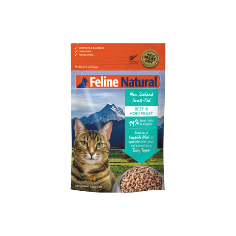 Feline Natural Beef & Hoki Salmon Feast Freeze-Dried Cat Food(100/320g)