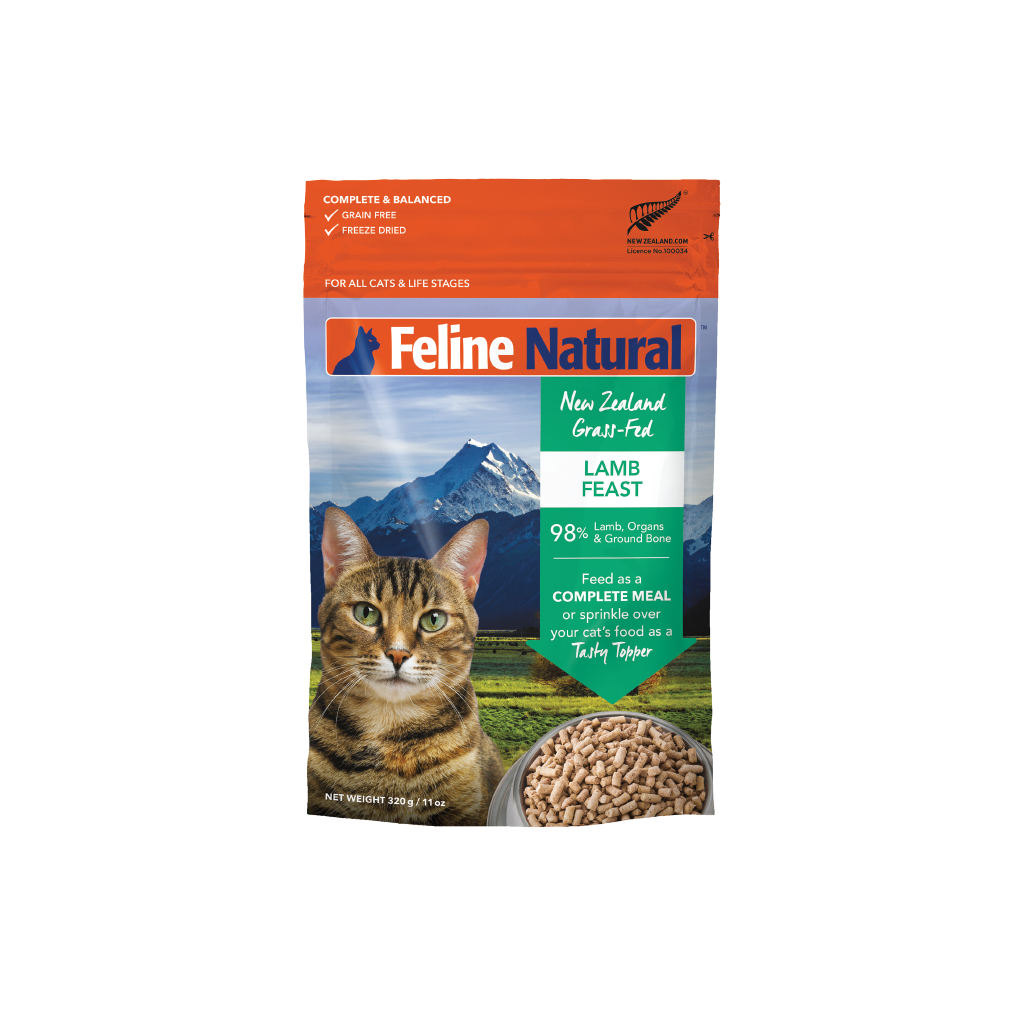 Feline Natural Lamb Feast Freeze-Dried Cat Food 320g