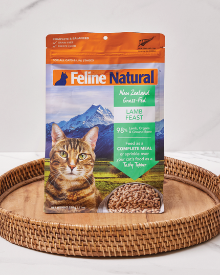 Feline Natural Lamb Feast Freeze-Dried Cat Food - 320g/11oz