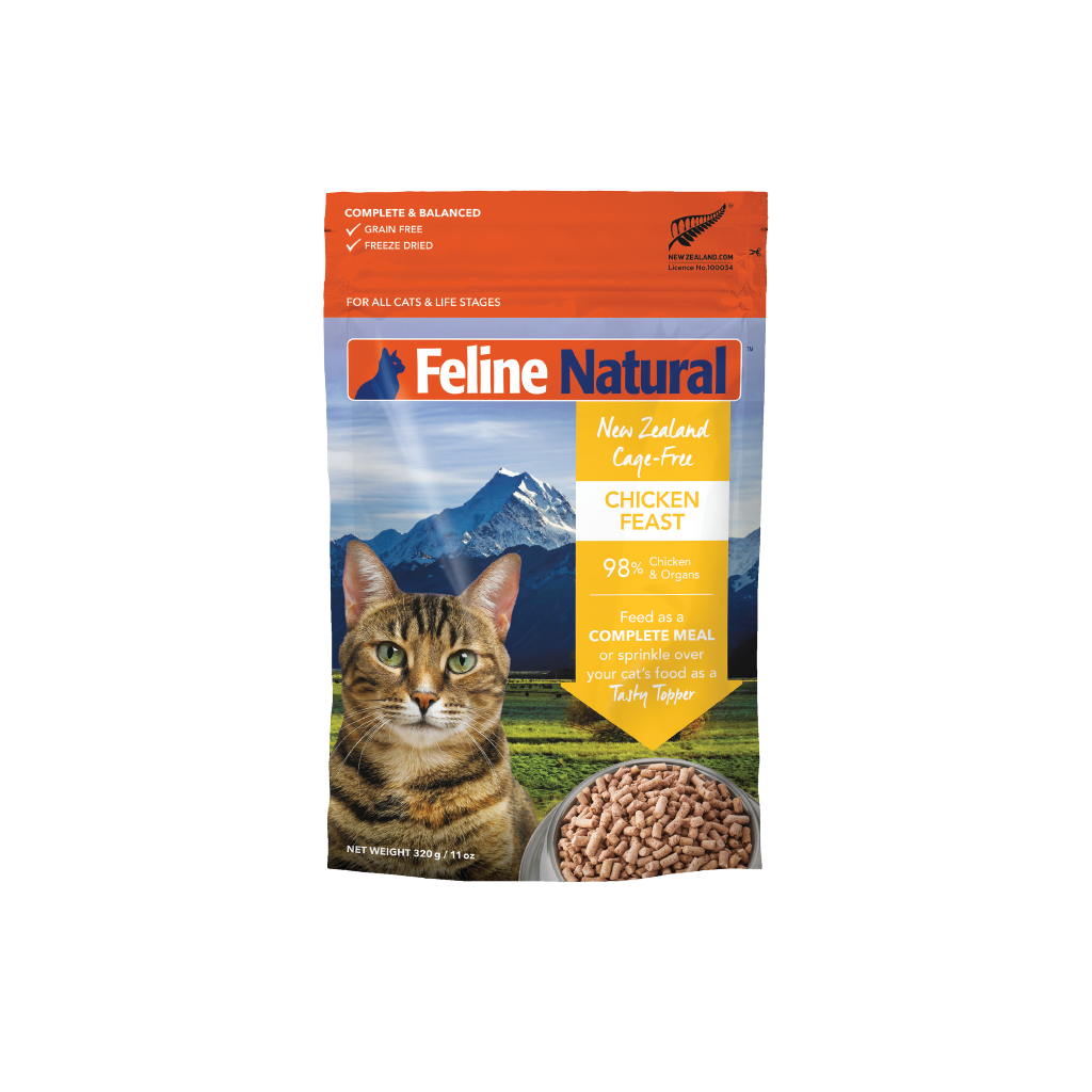 Feline Natural Chicken Feast Freeze-Dried Cat Food 320g