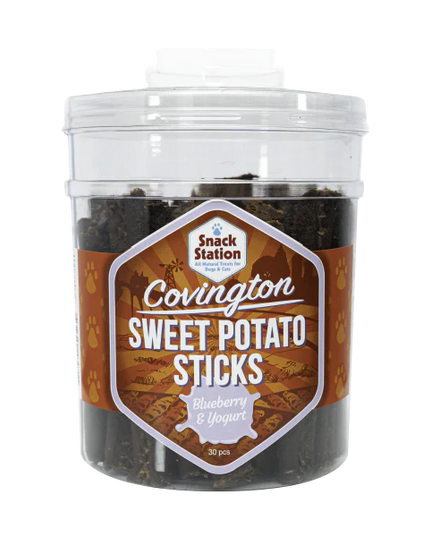 This & That Snack Station Convington Sweet Potato – Blueberry & Yogurt Sticks
