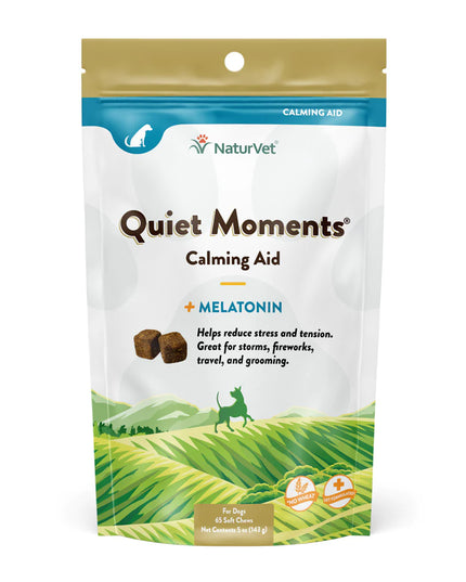 NaturVet Quiet Moments® 含褪黑激素的狗软糖 70ct