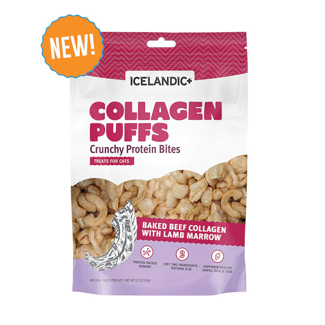 Icelandic+ Collagen Puffs Cat Treat 0.5-oz Bag