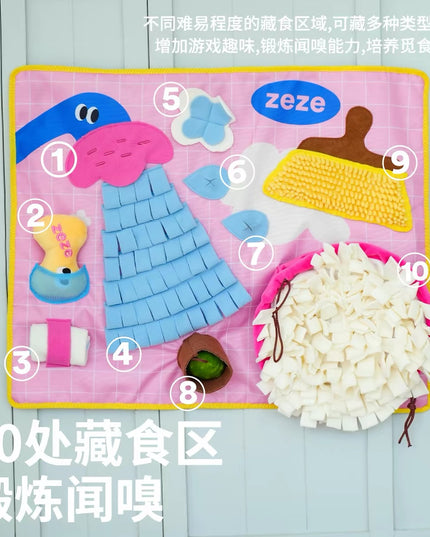 ZeZe Dog Snuffle Mat-Bathroom