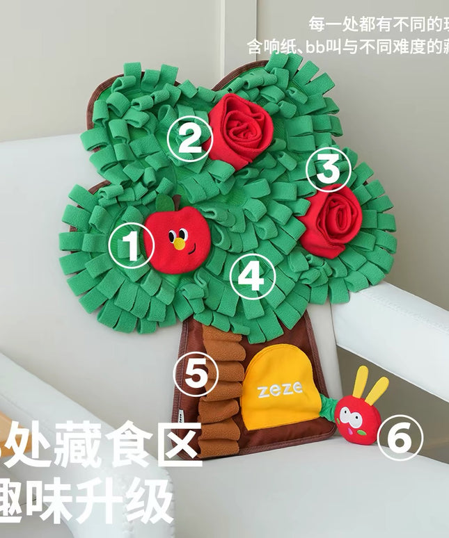 ZeZe Dog Snuffle Mat-Apple Tree
