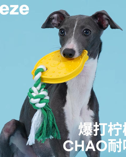 ZeZe Lemon-Shaped Dental Chew Toy L86*W120*H15mm