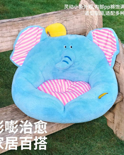 Zeze Elephant-Shaped Pet Bed