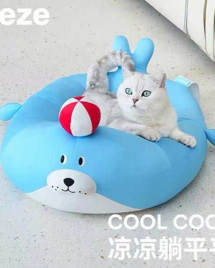 ZeZe Sea Lion Summer Cooling Pet Bed