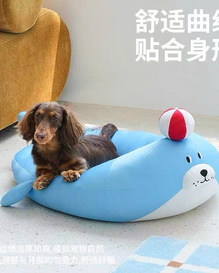 ZeZe Sea Lion Summer Cooling Pet Bed