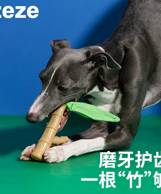 ZeZe Bamboo-Shaped Dental Chew Toy