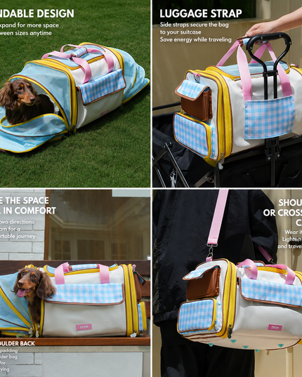 Zeze Expandable Pet Carrier