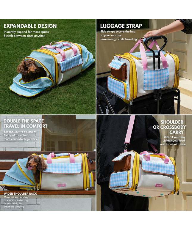 Zeze Expandable Pet Carrier