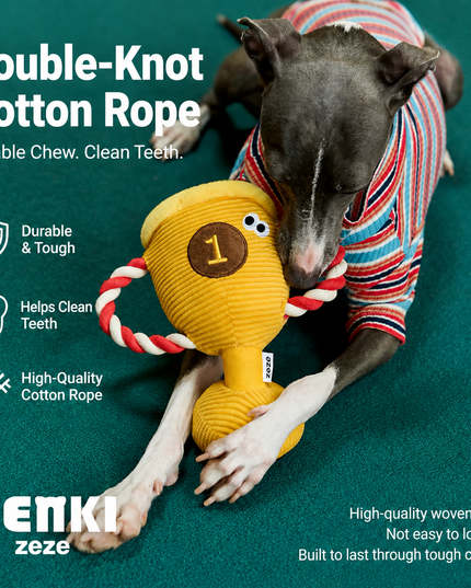 ZeZe Trophy-Shaped Dog Toy