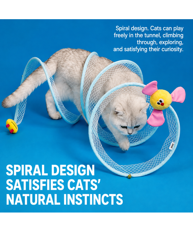 Zeze Cat Tunnel Toy