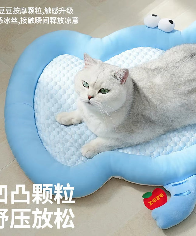 Zeze Elephant-Shaped Pet Cooling Mat-L67*W60*H6cm