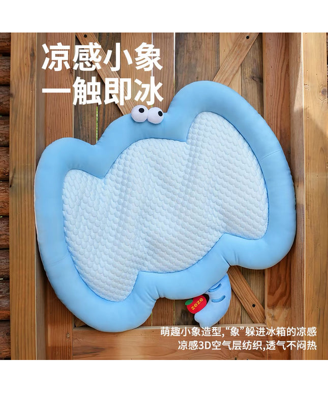 Zeze Elephant-Shaped Pet Cooling Mat-L67*W60*H6cm