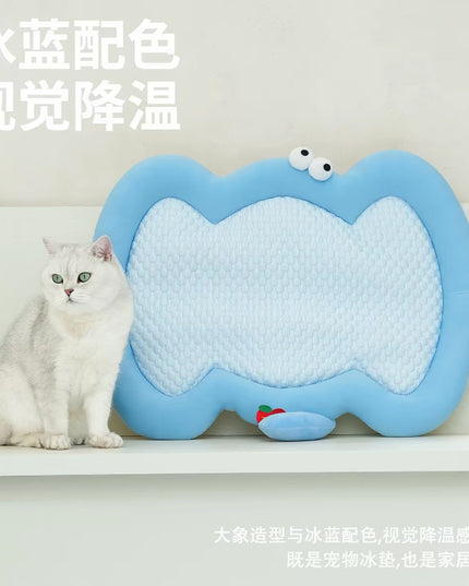 Zeze Elephant-Shaped Pet Cooling Mat