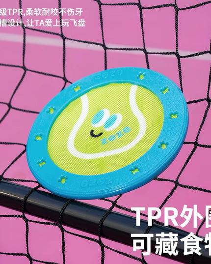 ZeZe Tennis-Themed Pet Flying Disc