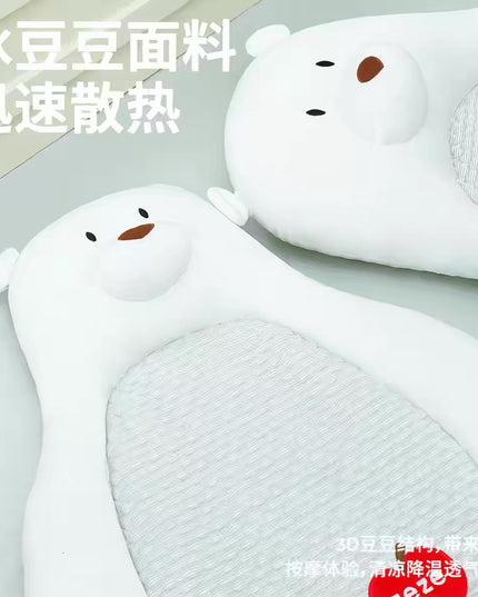 Zeze Polar Bear Shaped Pet Cooling Mat-L80×W51×H30 cm