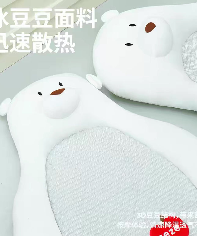 Zeze Polar Bear Shaped Pet Cooling Mat-L80×W51×H30 cm