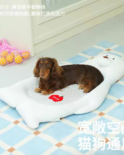 Zeze Polar Bear Shaped Pet Cooling Mat-L80×W51×H30 cm