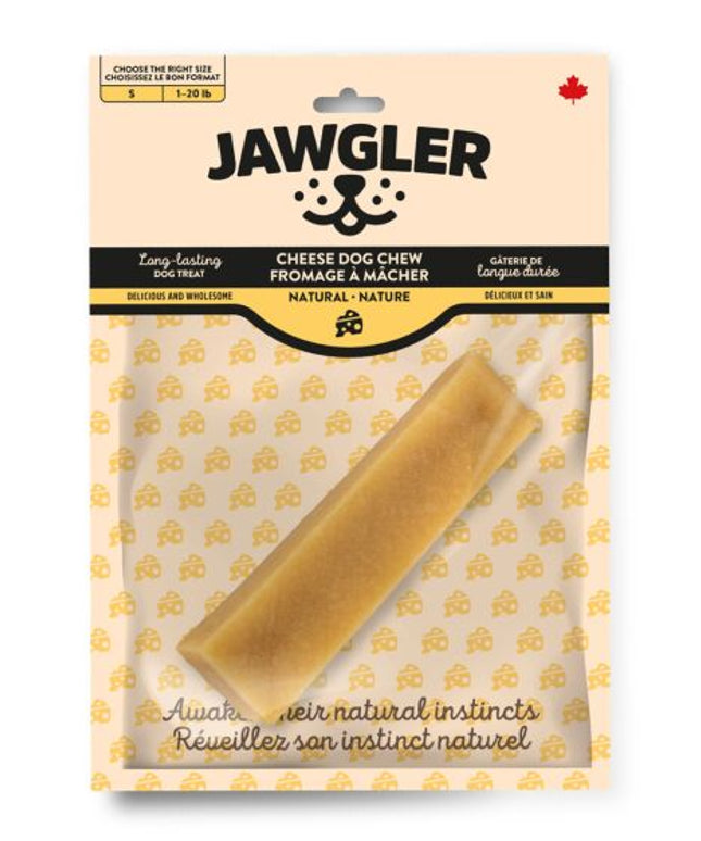Jawgler Cheese Dog Chew Natural, Small 55g
