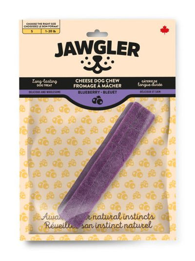 Jawgler Cheese Dog Chew Blueberry, Small 55g