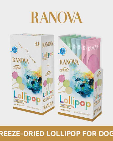 RANOVA Freeze-dried Lollipop With Eatable Stick (3 Flavour)