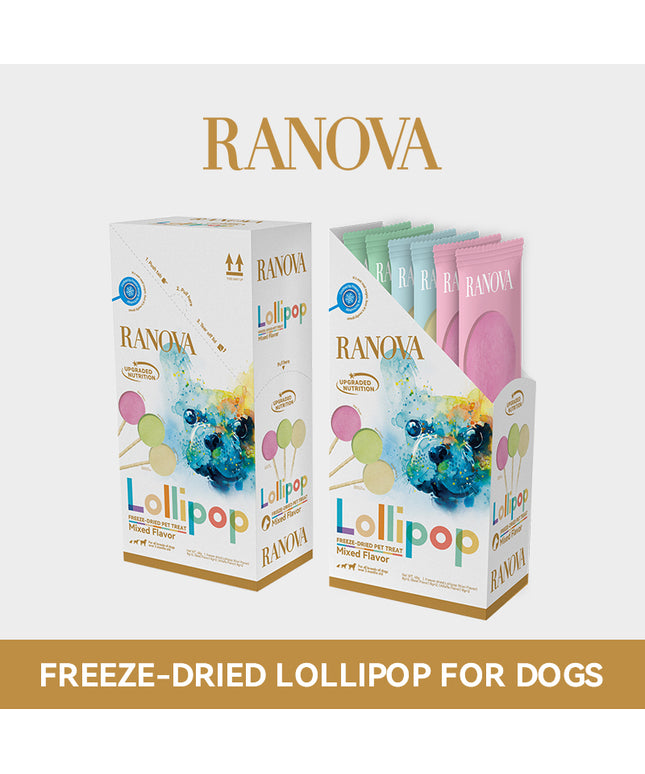 RANOVA Freeze-dried Lollipop With Eatable Stick (3 Flavour)