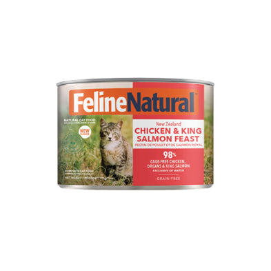 Feline Natural™ New Zealand Chicken & King Salmon Feast Wet Cat Food