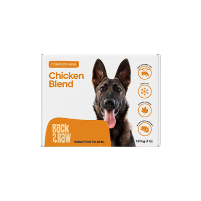 Back2Raw™ Complete Chicken Blend Frozen Dog Food 4lb