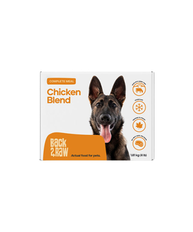 Back2Raw™ Complete Chicken Blend Frozen Dog Food 4lb
