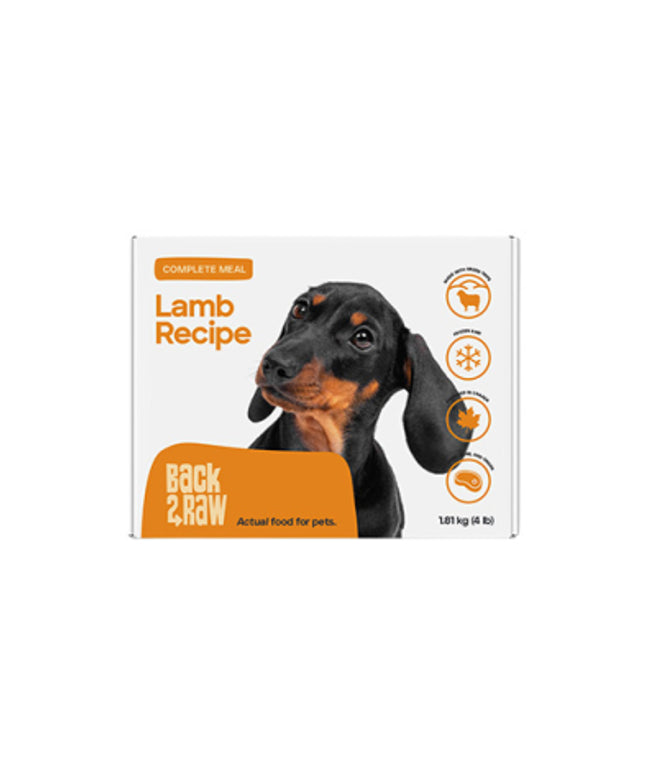 Back2Raw™ Complete Lamb Recipe Frozen Dog Food 4lb
