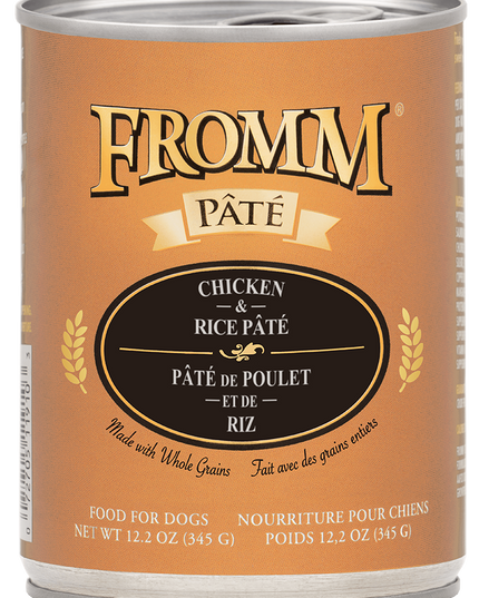 Chicken & Rice Pâté Dog Canned Food - 345g/12.2oz