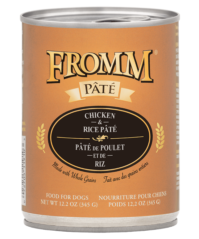 Chicken & Rice Pâté Dog Canned Food - 345g/12.2oz