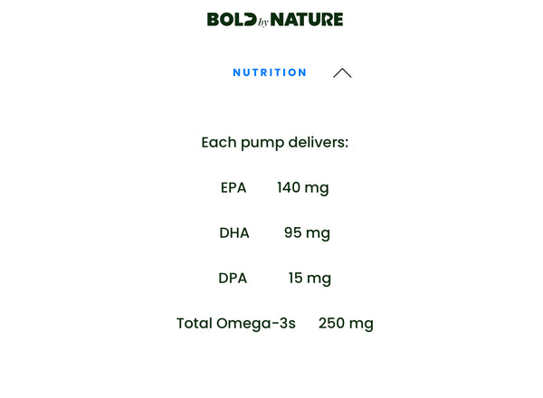 Bold by Nature Salmon and Wild Ocean Fish Oil